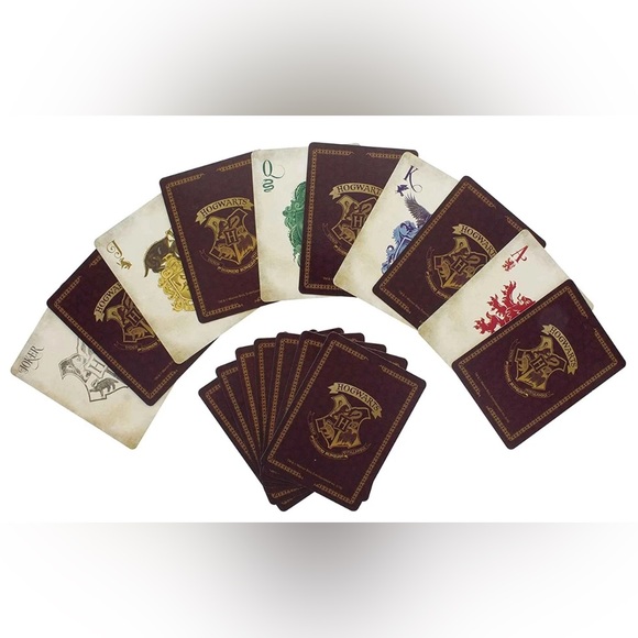 Harry Potter Gryffindor robe with Hogwarts Playing Cards and keychain bundle - Picture 6 of 6